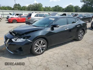2020 Nissan Maxima SV with VIN 1N4AA6CV6LC374262, listed as a Copart auction lot 58373835 with 112,146 mi miles and Salvage title. Bid and sale history available at DreamBid. Image 1.