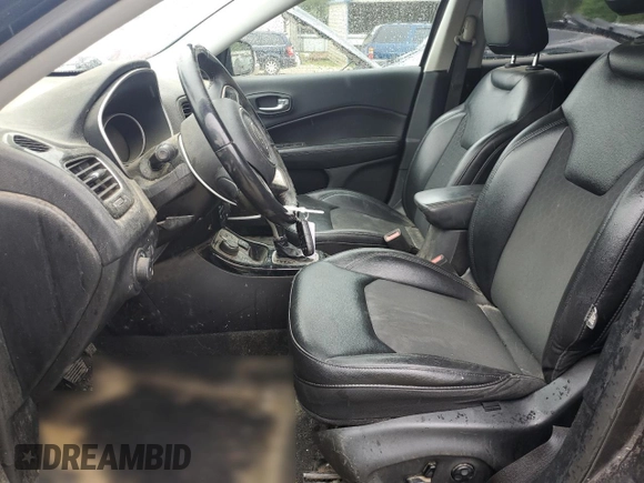 2019 Jeep Compass Altitude with VIN 3C4NJDBB4KT661545, listed as a Copart auction lot 59370195 with 81,595 mi miles and Salvage title. Bid and sale history available at DreamBid. Image 7.