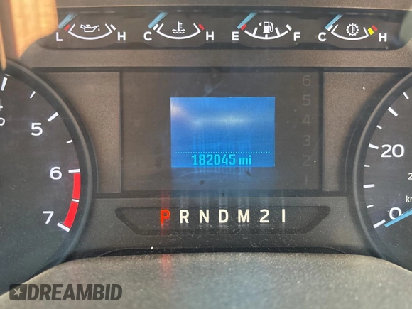 2017 Ford F-250 XLT with VIN 1FT7X2B69HEE28459, listed as a Copart auction lot 55882185 with 182,045 mi miles and Clean title. Bid and sale history available at DreamBid. Image 8.