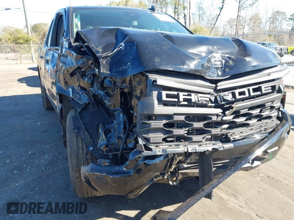 2024 Chevrolet Silverado 1500 Custom with VIN 1GCPABEK6RZ350551, listed as a IAAI auction lot 41732434 with 8,349 mi miles and . Bid and sale history available at DreamBid. Image 6.