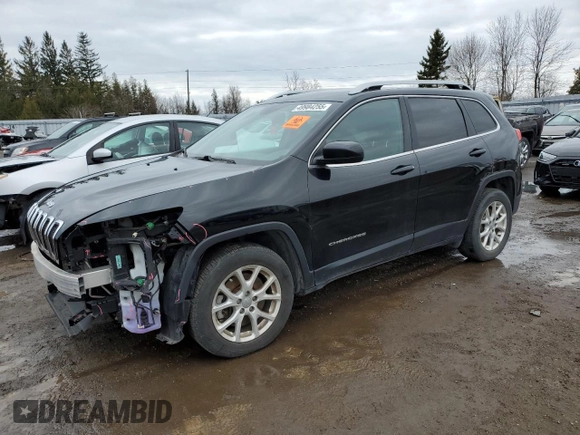 2018 Jeep Cherokee Latitude with VIN 1C4PJLCX9JD511710, listed as a Copart auction lot 49984255 with 77,745 mi miles and Salvage title. Bid and sale history available at DreamBid. Image 1.