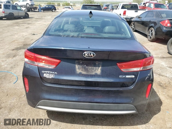 2017 Kia Optima Hybrid EX with VIN KNAGU4LE7H5010442, listed as a Copart auction lot 70532704 with 79,916 mi miles and Salvage Title. Bid and sale history available at carsss.com. Image 6.