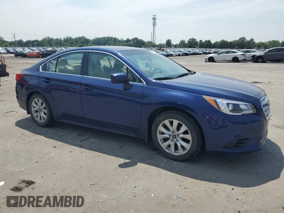 2015 Subaru Legacy Premium with VIN 4S3BNBE68F3006414, listed as a Copart auction lot 58781325 with 162,016 mi miles and Salvage title. Bid and sale history available at DreamBid. Image 4.