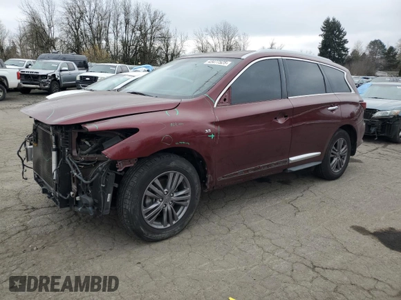 2019 Infiniti QX60 Luxe с VIN 5N1DL0MN4KC511612, выставлен на аукционе Copart как лот 43477525 с пробегом 49 544 миль миль и Списание • Salvage title. История ставок и продаж доступна на DreamBid. Изображение 1.