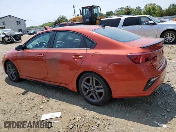 2021 Kia Forte GT-Line with VIN 3KPF34AD0ME280901, listed as a Copart auction lot 59275865 with 109,577 mi miles and Salvage title. Bid and sale history available at DreamBid. Image 2.