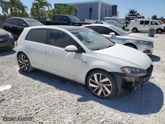 2017 Volkswagen Golf GTI S with VIN 3VW447AU2HM043227, listed as a Copart auction lot 48939595 with 65,438 mi miles and Salvage Title. Bid and sale history available at carsss.com. Image 4.