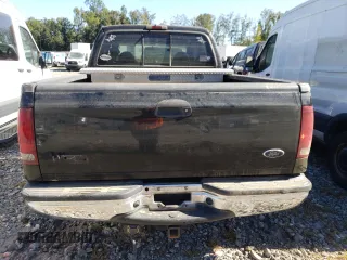 2001 Ford Super Duty F-250 XL with VIN 3FTNW20F01MA75204, listed as a Copart auction lot 75667154 with 0 mi miles and Salvage Title. Bid and sale history available at carsss.com. Image 6.