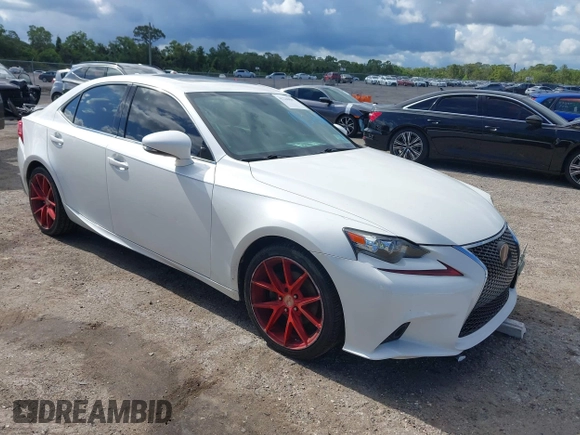 2015 Lexus IS 250 z VIN JTHCF1D28F5027728, wystawiony jako IAAI lot #42240807 z przebiegiem 89 854 mil mil oraz . Historia ofert i sprzedaży dostępna na DreamBid. Obrazek 1.