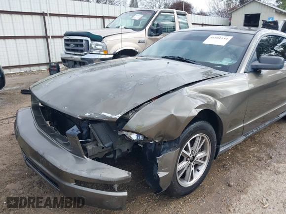 2005 Ford Mustang Deluxe with VIN 1ZVFT80N955159084, listed as a IAAI auction lot 41501154 with 222,942 mi miles. Bid and sale history available at carsss.com. Image 6.