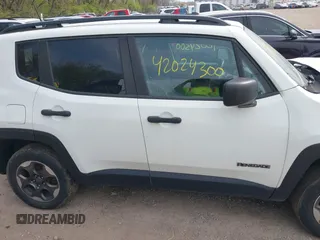 2017 Jeep Renegade Sport with VIN ZACCJBAB4HPG47710, listed as a IAAI auction lot 42024300 with 99,154 mi miles and . Bid and sale history available at carsss.com. Image 13.