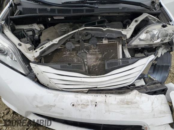 2017 Toyota Sienna LE Auto Access Seat with VIN 5TDKZ3DCXHS847007, listed as a Copart auction lot 52335845 with Not Provided miles and Salvage Title. Bid and sale history available at DreamBid. Image 12.