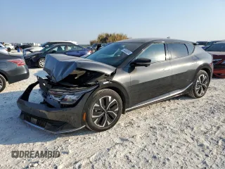 2022 Kia EV6 Wind with VIN KNDC3DLC3N5069339, listed as a Copart auction lot 74830034 with 50,147 mi miles and Salvage Title. Bid and sale history available at carsss.com. Image 1.