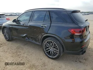 2020 Mercedes-Benz GLC with VIN W1N0G6EB3LF769353, listed as a Copart auction lot 49112485 with 26,326 mi miles and Salvage Title. Bid and sale history available at carsss.com. Image 2.