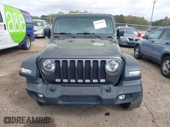 2018 Jeep Wrangler Unlimited Sport S z VIN 1C4HJXDG8JW112639, wystawiony jako IAAI lot #41951965 z przebiegiem 93 853 mil mil oraz . Historia ofert i sprzedaży dostępna na DreamBid. Obrazek 12.