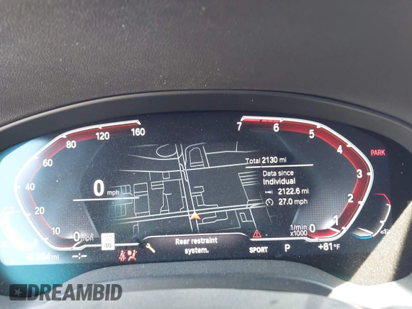 2024 BMW X3 sDrive30i z VIN 5UX43DP02RSU43683, wystawiony jako IAAI lot #42473099 z przebiegiem 2 130 mil mil oraz . Historia ofert i sprzedaży dostępna na DreamBid. Obrazek 7.