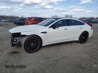 2021 Mercedes-Benz AMG GT 43 z VIN W1K7X5KB3MA035207, wystawiony jako Copart lot #45636385 z przebiegiem 38 859 mil mil oraz Szkody całkowita. Historia ofert i sprzedaży dostępna na DreamBid. Obrazek 1.