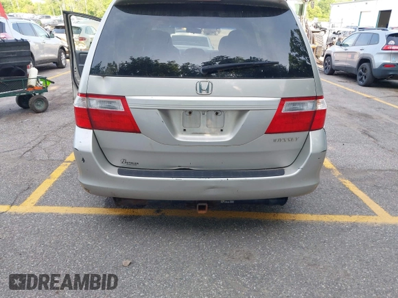 2005 Honda Odyssey EX-L with VIN 5FNRL38715B003399, listed as a IAAI auction lot 42589092 with 252,737 mi miles and . Bid and sale history available at DreamBid. Image 12.