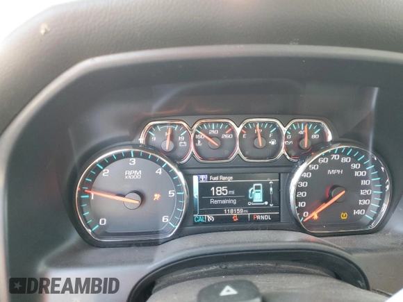 2018 Chevrolet Silverado 1500 LT with VIN 3GCPCREC7JG158457, listed as a Copart auction lot 51368205 with 118,159 mi miles and Salvage Title. Bid and sale history available at DreamBid. Image 9.