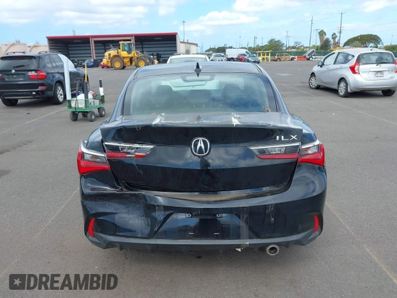 2020 Acura ILX w/Premium Pkg with VIN 19UDE2F78LA007717, listed as a IAAI auction lot 41709255 with 36,673 mi miles. Bid and sale history available at carsss.com. Image 16.