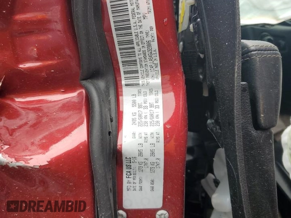 2016 Jeep Cherokee Sport z VIN 1C4PJLAS4GW329806, wystawiony jako Copart lot #56226425 z przebiegiem Nie podano mil oraz Szkoda całkowita • Salvage title. Historia ofert i sprzedaży dostępna na DreamBid. Obrazek 12.