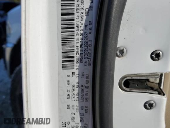 2016 Ram 2500 Laramie with VIN 3C6UR5NL8GG192837, listed as a Copart auction lot 45333895 with 170,983 mi miles and Salvage title. Bid and sale history available at DreamBid. Image 14.