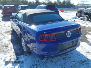 2014 Ford Mustang V6 with VIN 1ZVBP8EM7E5296964, listed as a IAAI auction lot 41325336 with 141,346 mi miles. Bid and sale history available at carsss.com. Image 3.