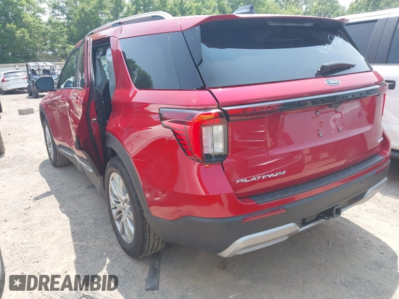 2025 Ford Explorer with VIN 1FMUK8HH4SGB44547, listed as a IAAI auction lot 42427779 with 3,008 mi miles and . Bid and sale history available at DreamBid. Image 3.