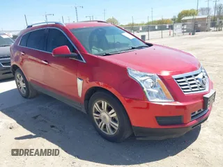 2015 Cadillac SRX Luxury Collection with VIN 3GYFNBE3XFS632316, listed as a IAAI auction lot 41798287 with 145,401 mi miles. Bid and sale history available at carsss.com. Image 1.