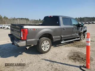 2017 Ford Super Duty F-250 SRW Lariat with VIN 1FT7W2B63HEC64659, listed as a Copart auction lot 46911295 with 147,237 mi miles and Salvage Title. Bid and sale history available at carsss.com. Image 3.