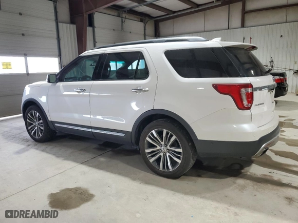 2017 Ford Explorer Platinum with VIN 1FM5K8HT2HGB27733, listed as a Copart auction lot 51491445 with 117,781 mi miles and Salvage Title. Bid and sale history available at carsss.com. Image 2.