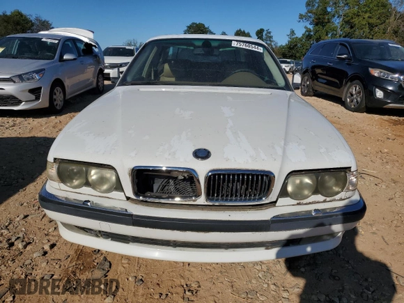 2001 BMW 7 Series 740iA with VIN WBAGG83421DN82147, listed as a Copart auction lot 75760544 with 0 mi miles and Clean Title. Bid and sale history available at carsss.com. Image 5.