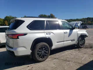 2024 Toyota Sequoia SR5 with VIN 7SVAAABAXRX031294, listed as a Copart auction lot 74470174 with 11,141 mi miles and Salvage Title. Bid and sale history available at carsss.com. Image 3.