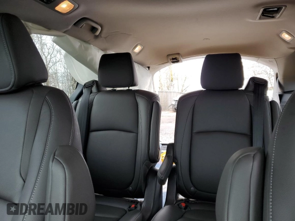 2023 Honda Odyssey Touring with VIN 5FNRL6H85PB063280, listed as a Copart auction lot 46309635 with 19,387 mi miles and Salvage Title. Bid and sale history available at DreamBid. Image 10.