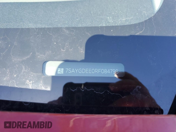 2024 Tesla Model Y Long Range с VIN 7SAYGDEE0RF084798, выставлен на аукционе Copart как лот 45742835 с пробегом Не указан миль и Списание • Salvage title. История ставок и продаж доступна на DreamBid. Изображение 12.