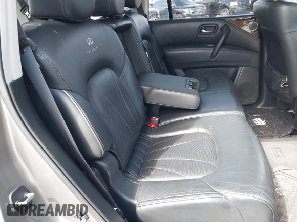 2013 Infiniti QX56 with VIN JN8AZ2NC4D9330559, listed as a IAAI auction lot 41897383 with 1 mi miles. Bid and sale history available at carsss.com. Image 8.