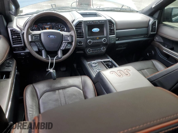 2020 Ford Expedition Max King Ranch with VIN 1FMJK1PT0LEA92850, listed as a Copart auction lot 88413115 with 52,652 mi miles and Salvage Title. Bid and sale history available at DreamBid. Image 8.