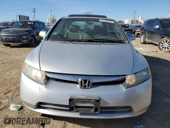 2007 Honda Civic EX with VIN 1HGFA16887L018444, listed as a Copart auction lot 42283955 with 247,409 mi miles and Salvage Title. Bid and sale history available at DreamBid. Image 5.
