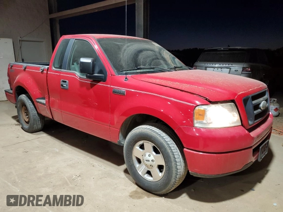 2006 Ford F-150 STX with VIN 1FTRF02296KA94302, listed as a Copart auction lot 89078895 with 184,750 mi miles and Salvage title. Bid and sale history available at DreamBid. Image 4.