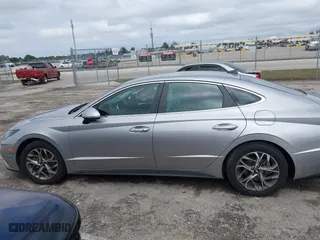 2021 Hyundai Sonata SEL with VIN KMHL64JA2MA145546, listed as a IAAI auction lot 41665569 with 42,164 mi miles. Bid and sale history available at carsss.com. Image 14.
