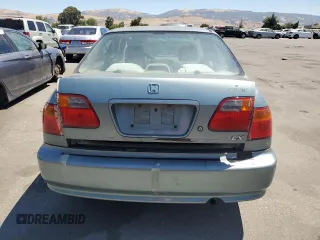 2000 Honda Civic LX with VIN 2HGEJ6670YH591854, listed as a Copart auction lot 64914254 with 142,478 mi miles and Clean Title. Bid and sale history available at carsss.com. Image 6.