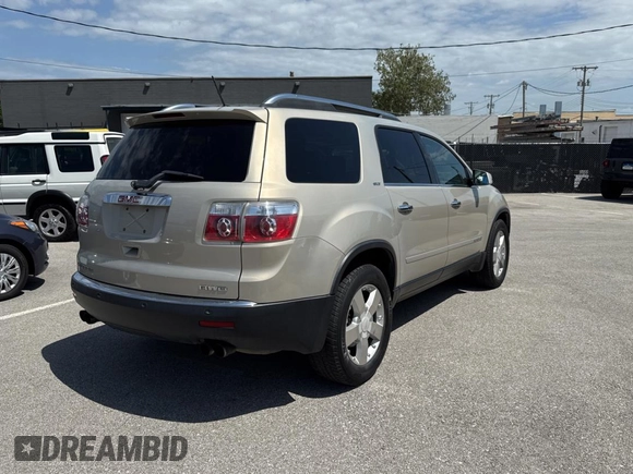 2007 GMC Acadia SLT с VIN 1GKEV33727J153571, выставлен на аукционе Copart как лот 62330495 с пробегом 140 868 миль миль и Чистый • Clean title. История ставок и продаж доступна на DreamBid. Изображение 4.