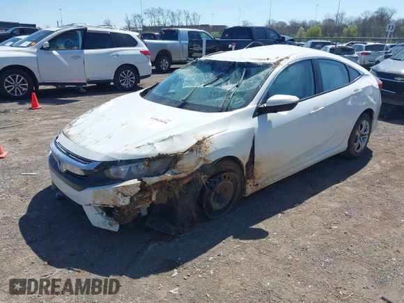 2016 Honda Civic Sedan LX with VIN 19XFC2F54GE018440, listed as a IAAI auction lot 41842654 with 99,315 mi miles. Bid and sale history available at carsss.com. Image 2.