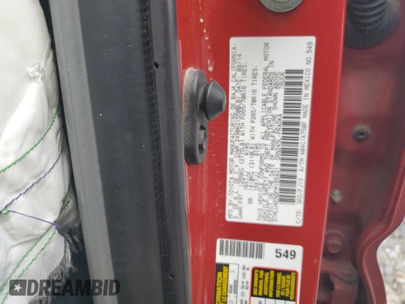 2015 Toyota Tacoma with VIN 3TMLU4EN9FM165421, listed as a Copart auction lot 58547985 with 136,372 mi miles and Salvage title. Bid and sale history available at DreamBid. Image 13.