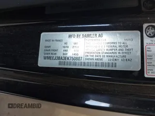 2014 Smart fortwo Pure с VIN WMEEJ3BA3EK750807, выставлен на аукционе IAAI как лот 42603379 с пробегом 99 376 миль миль и . История ставок и продаж доступна на DreamBid. Изображение 9.