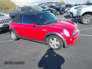 2007 MINI Convertible with VIN WMWRF33527TG17570, listed as a IAAI auction lot 41818884 with 103,447 mi miles and . Bid and sale history available at DreamBid. Image 1.