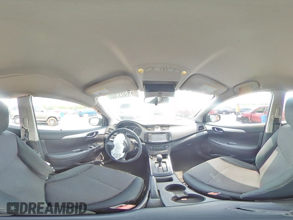 2019 Nissan Sentra S with VIN 3N1AB7AP6KY325167, listed as a Copart auction lot 59037005 with 114,299 mi miles and Salvage title. Bid and sale history available at DreamBid. Image 14.