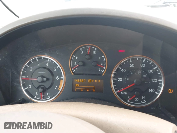 2010 Nissan Titan SE with VIN 1N6BA0ED3AN306001, listed as a IAAI auction lot 41395118 with 146,287 mi miles. Bid and sale history available at carsss.com. Image 7.