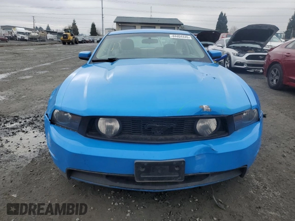 2010 Ford Mustang GT with VIN 1ZVBP8CH8A5173058, listed as a Copart auction lot 44404445 with 75,957 mi miles and Salvage Title. Bid and sale history available at carsss.com. Image 5.