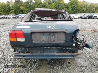 1997 Honda Civic DX with VIN JHMEJ6624VS038386, listed as a Copart auction lot 71541574 with 385,295 mi miles and Salvage Title. Bid and sale history available at carsss.com. Image 6.