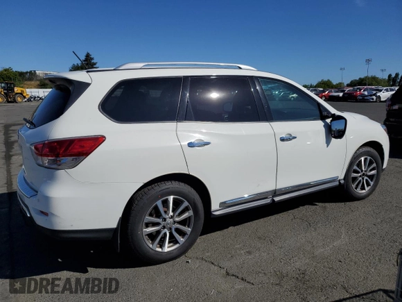 2015 Nissan Pathfinder S with VIN 5N1AR2MN3FC708211, listed as a Copart auction lot 55421345 with 159,217 mi miles and Salvage title. Bid and sale history available at DreamBid. Image 3.